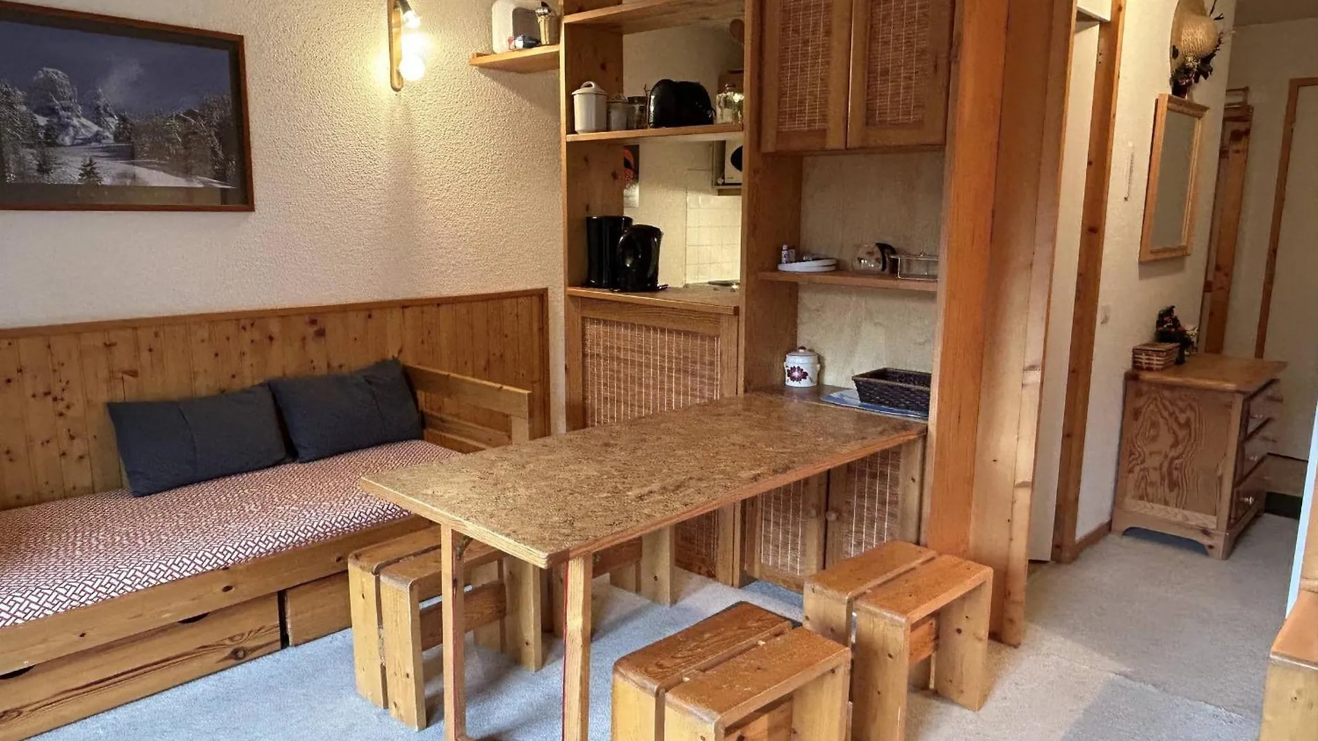 Studio Meribel Mottaret, Skis Aux Pieds, Wifi, Balcon - Fr-1-355-249 Les Allues